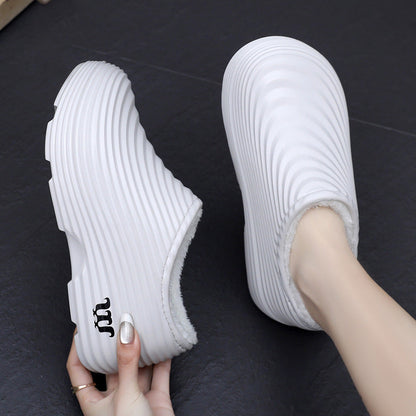 Damen Komfortschuhe Weich Rutschfest Warm