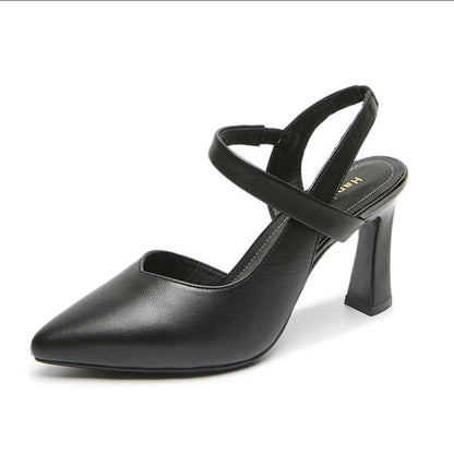 Damen Slingpumps Elegante Absätze Verstellbarer Riemen