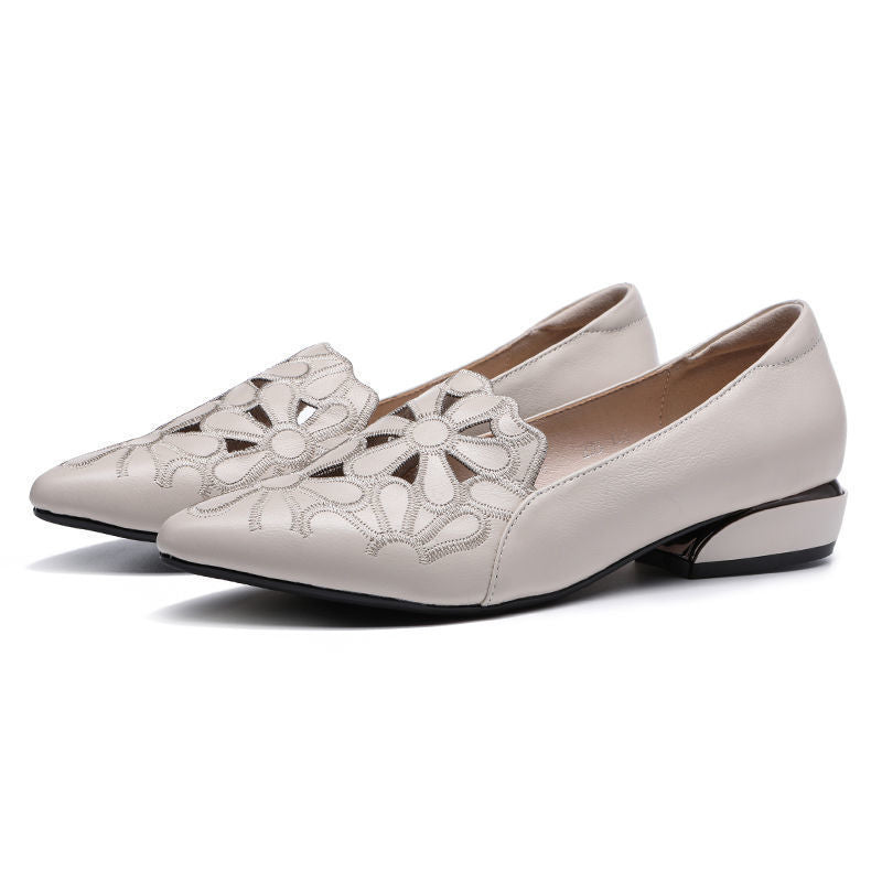 Damen Slingbacks Spitze Elegant Dekoriert