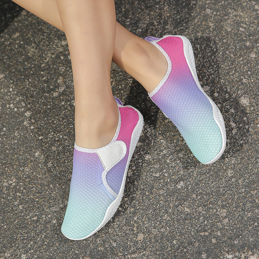 Damen Badeschuhe Elastisch Flexibel Schlüpfdesign - Norvielle