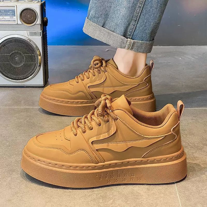 Damen Hochplateau Sneaker Dämpfung