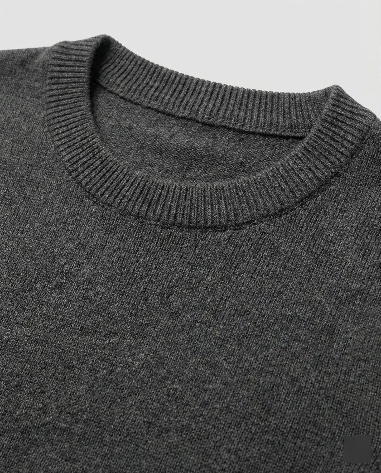 Damen Wollpullover Rundhals Schlank Winter