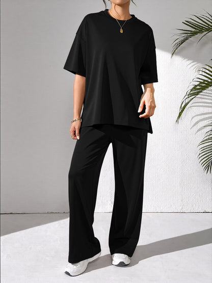 Damen Freizeit-Set Bequemes Weites Oberteil