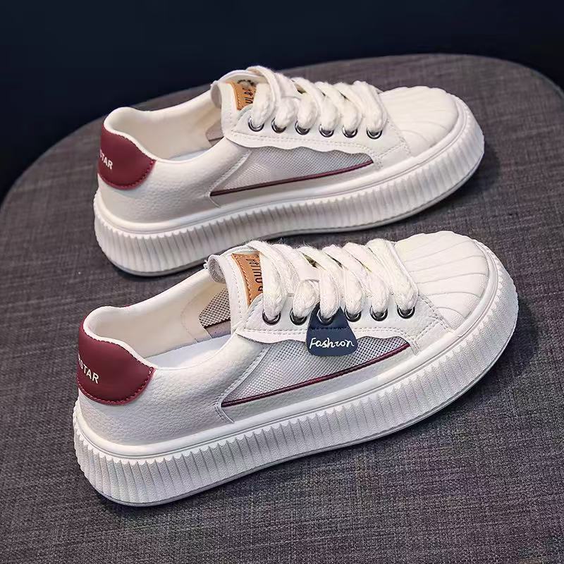 Damen Sneaker Plateau Atmungsaktiv