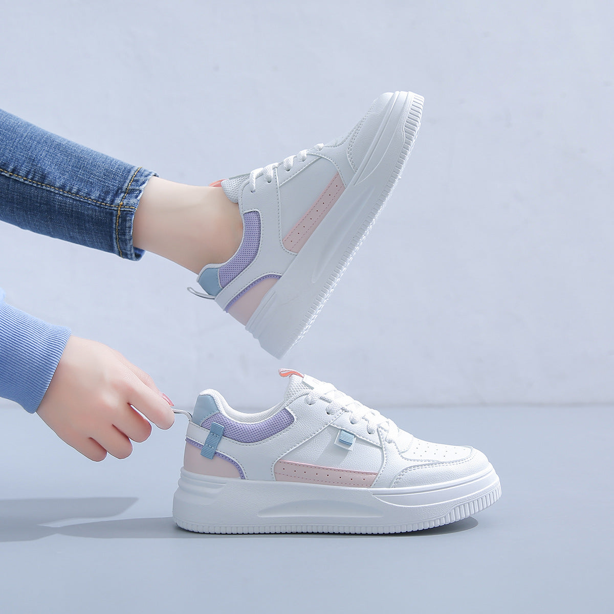 Damen Sneaker Atmungsaktives Mesh Modern Sportlich e