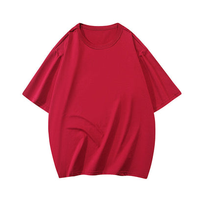 Damen Oversized T-Shirt Lässig Baumwolle