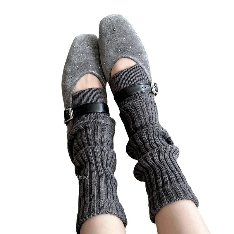 Damen Ballerinas Elegante Riemen Glitzer Schuhe