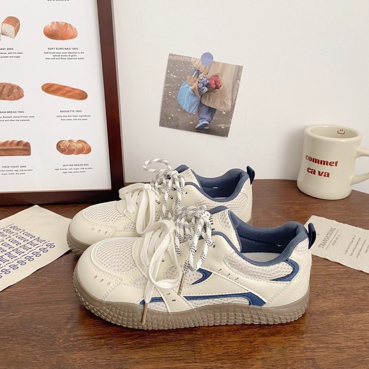 Damen Sneaker Sportlich Schnürsystem Rutschfest