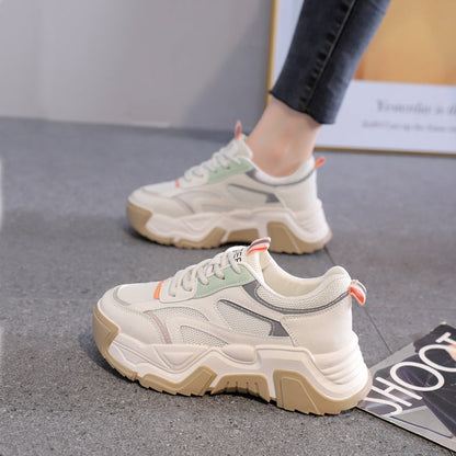 Damen Chunky Sneaker Bequem Mit Dämpfung