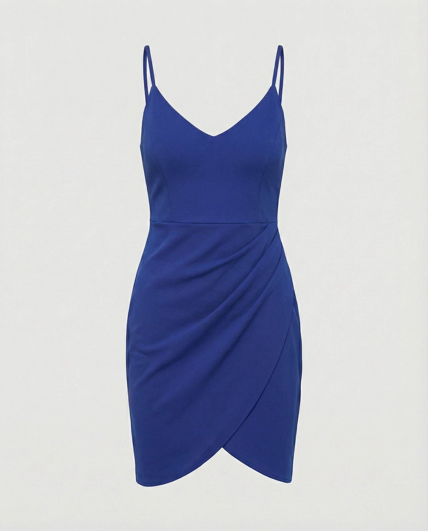 Damen Wickelkleid Spaghettiträger Elegantes Sommerkleid
