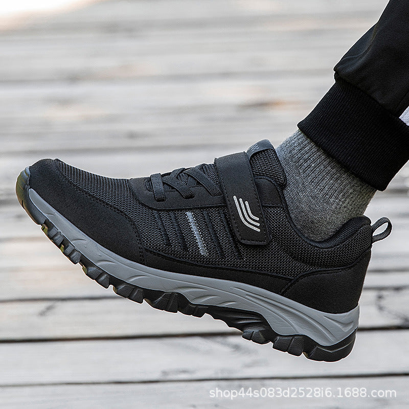 Damen Laufschuhe Sportsneaker Bequem Klettverschluss Schwarz - Norvielle