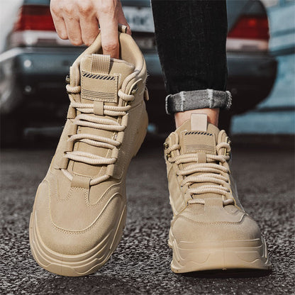 Damen High- Sneaker Sportlich Bequem Laufsohle