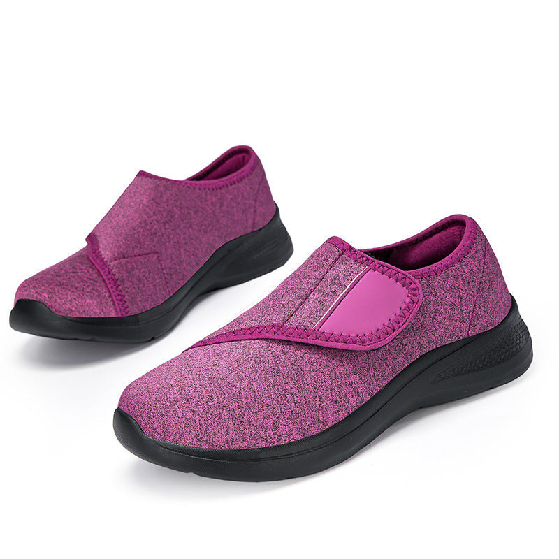 Damen Sport Schuhe Bequem Klettverschluss