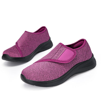 Damen Sport Schuhe Bequem Klettverschluss
