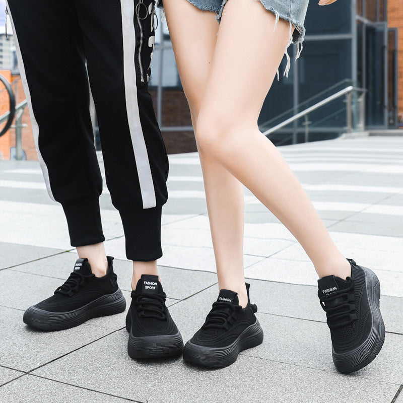 Damen Sneaker Atmungsaktiv Flexible Rutschfeste Sohle
