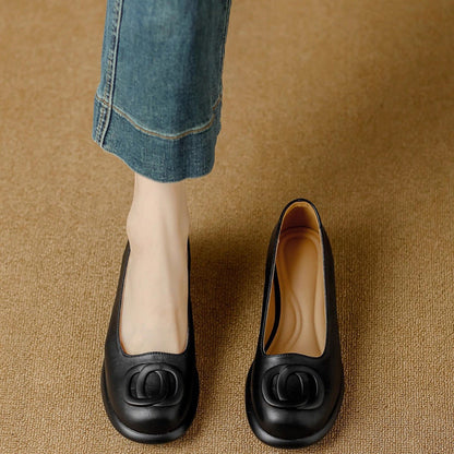 Damen Ballerinas Komfortabel Weiches Fußbett Elegante Optik