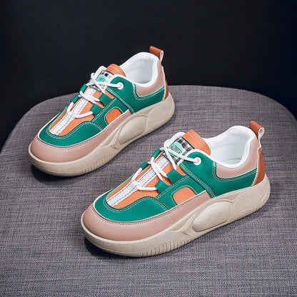 Damen Sneaker Retro atmungsaktiv Weichsohle