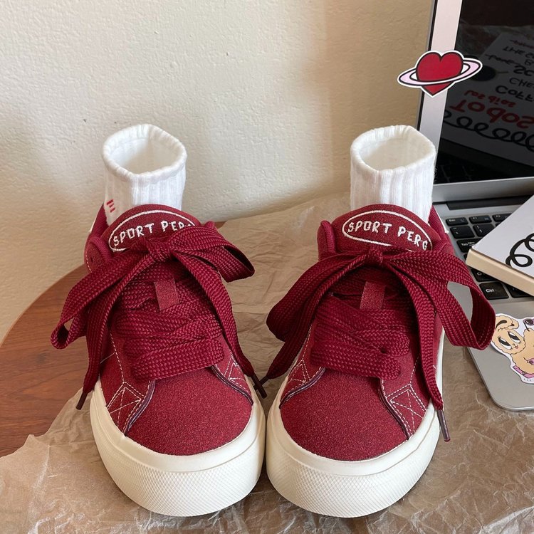 Damen Sneaker Hoch Schnürung Elegant