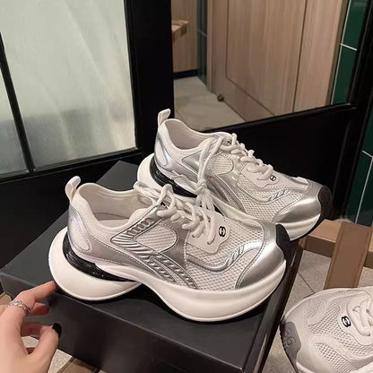 Damen Sneaker Sportlich Bequem