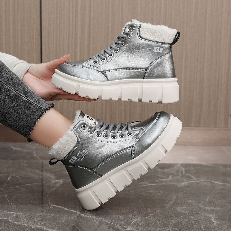 Damen Winterstiefel Flauschig Rutschfest