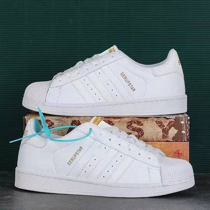 Damen Sneaker Lederschuhe Rutschfest Komfortschuhe