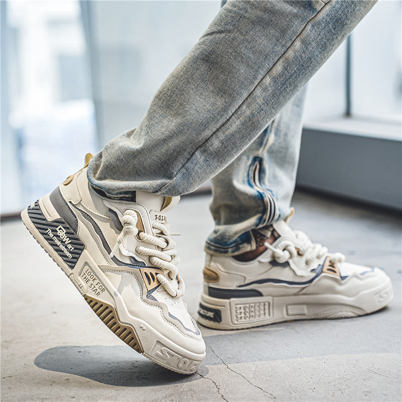 Damen Sneaker Sportlich Weite Sohle