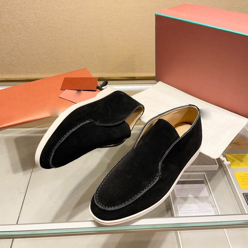 Damen Mokassins Wildleder Bequem