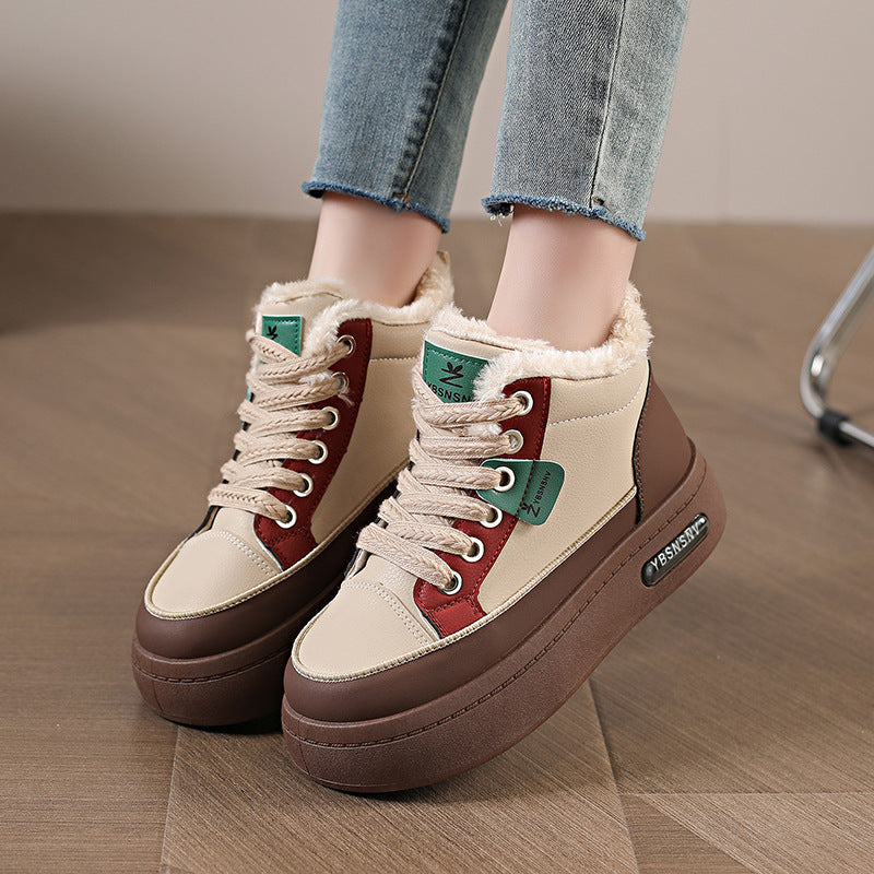 Damen High- Sneaker Warmfutter