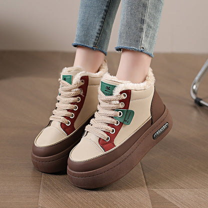 Damen High- Sneaker Warmfutter