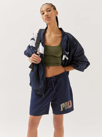 Damen Tanktop Gerippt Baumwolle Sommerweiß