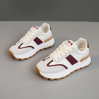 Damen Sneaker Sportlich Rutschfest