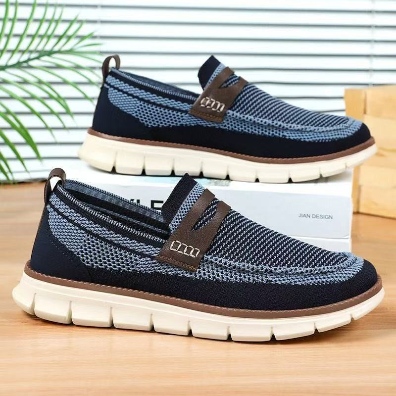 Damen Slip-On Sneaker Atmungsaktiv Sportlich Bequem