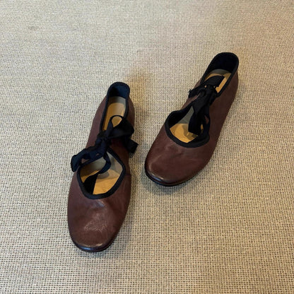 Damen Ballerinas Leder
