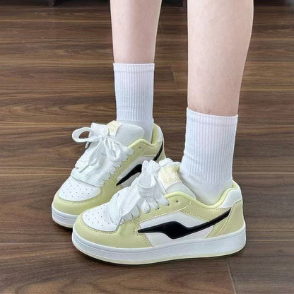 Damen Sneaker Sportlich Rutschfest Gummisohle