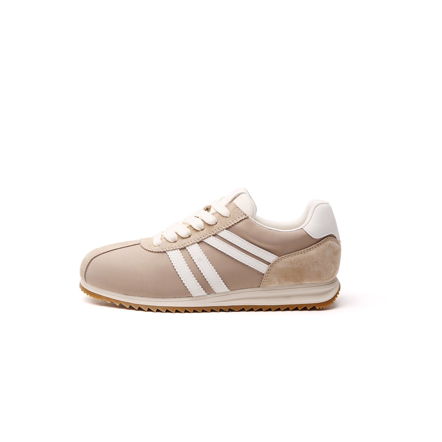 Damen Retro Sneaker Wildleder Optik
