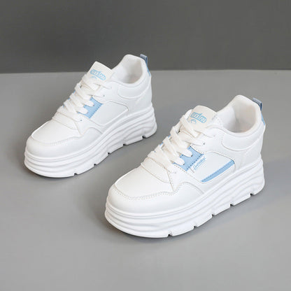 Damen Plateau Sneaker Hoch atmungsaktiv mit Dämpfung