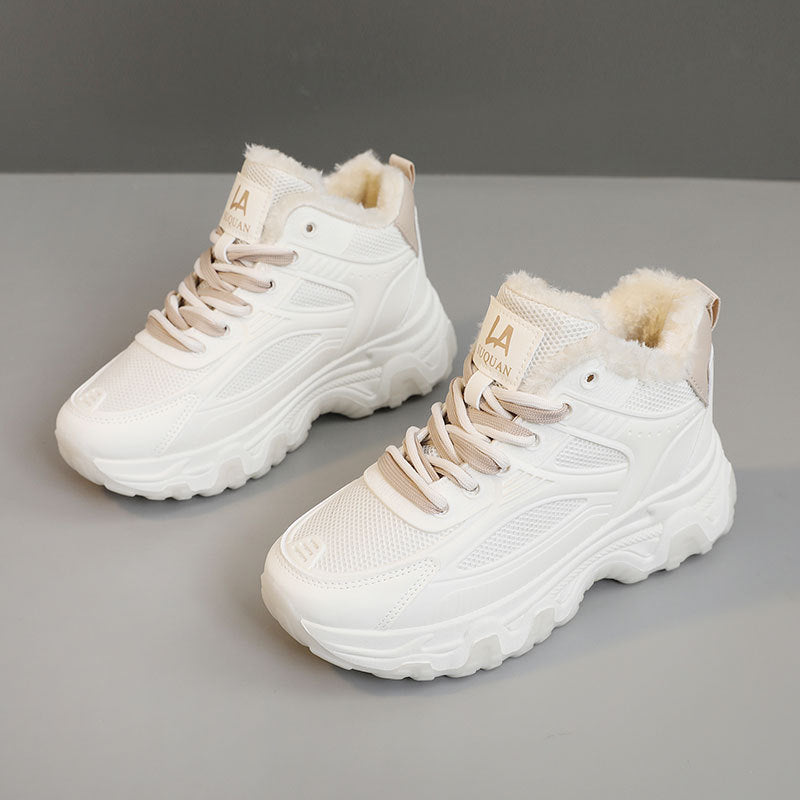 Damen High- Sneaker Isoliert Rutschfest