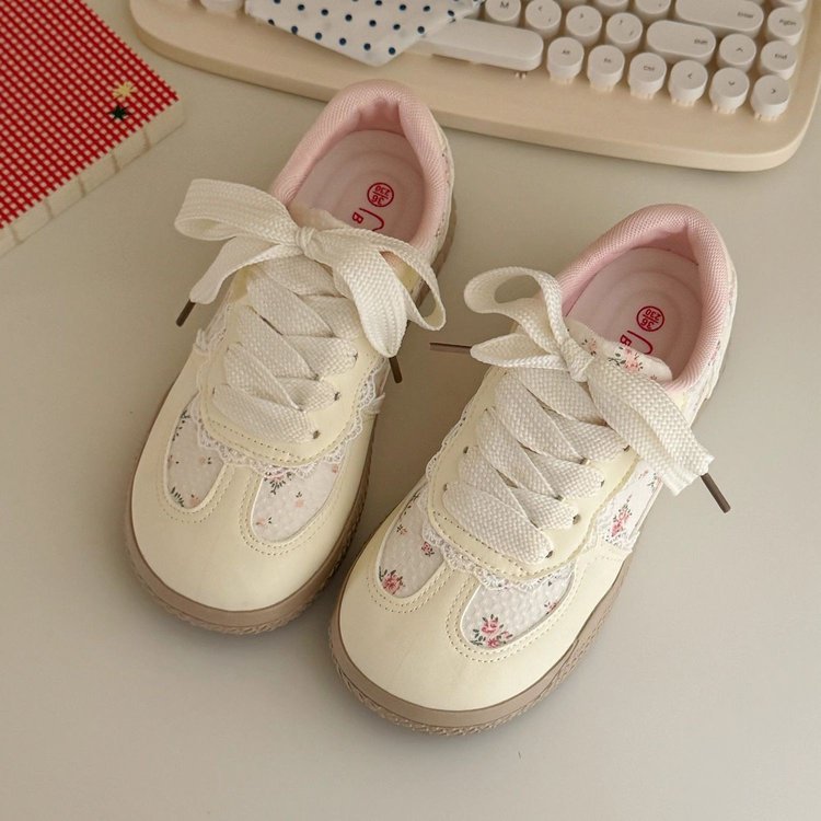 Damen Sneaker Spitze Floral