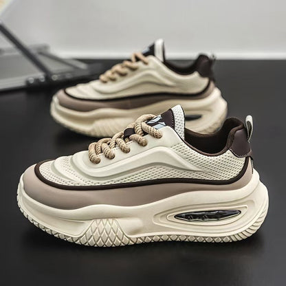 Damen Sneaker Weiche Luftpolster Bequem Schwarz - Norvielle