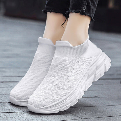 Damen High- Sneaker Elastisch Bequem
