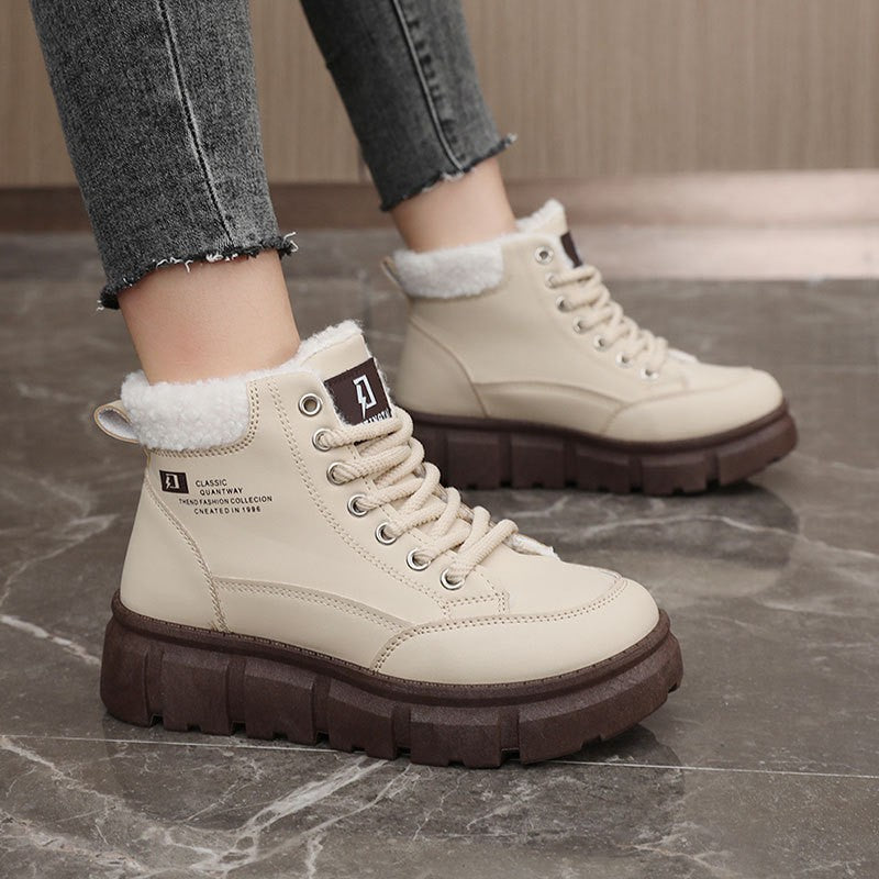Damen Winterstiefel Isoliert Rutschfest High- - Norvielle