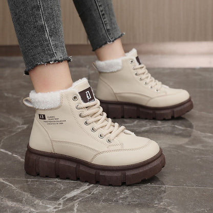 Damen Winterstiefel Isoliert Rutschfest High- - Norvielle