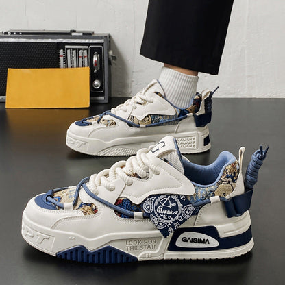 Damen Sneaker Sportlich Chunky atmungsaktiv