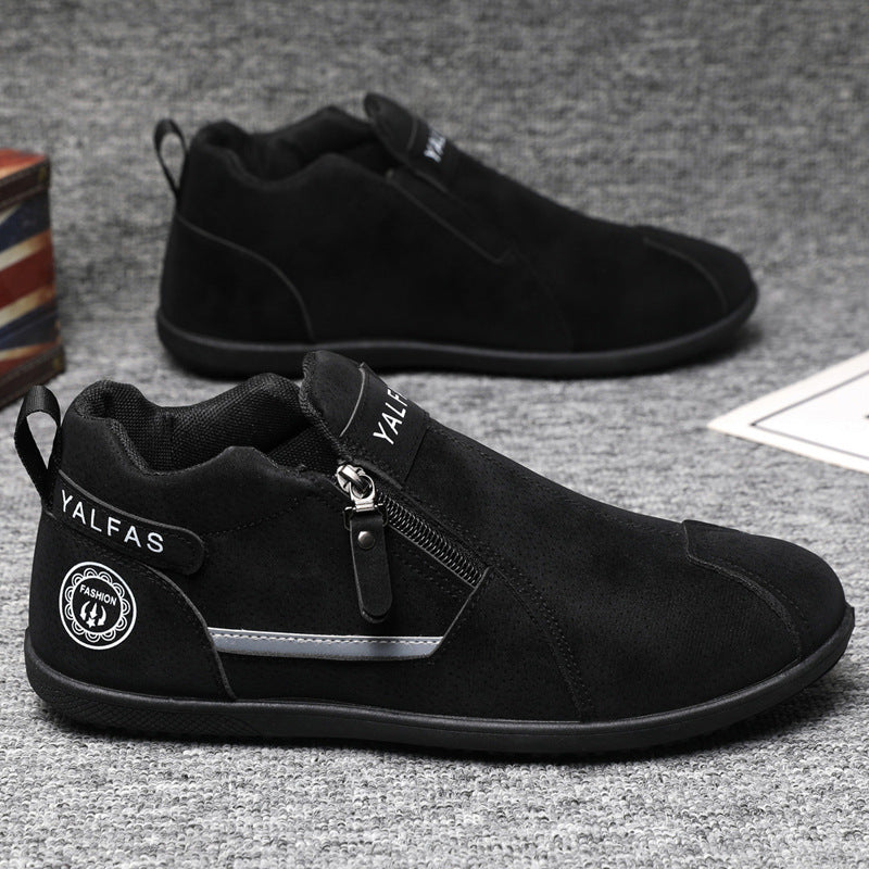 Damen Stiefeletten Elegante Reißverschluss Schuhe Bequem Schwarz - Norvielle