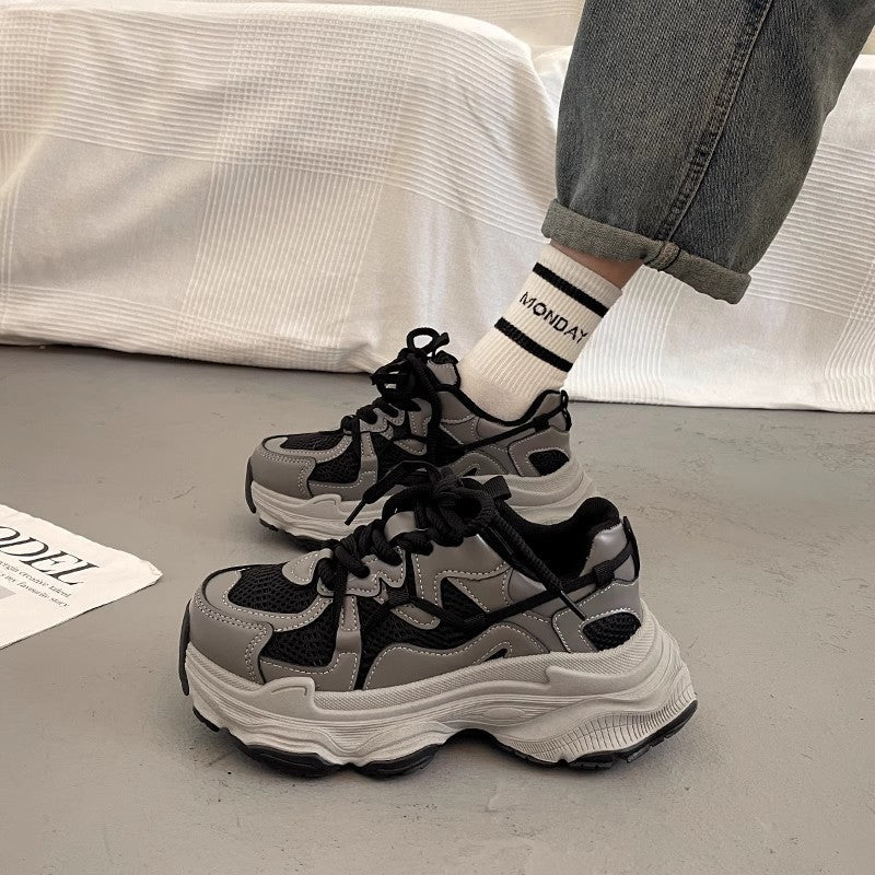 Damen Sneaker Chunky Atmungsaktives Material Weich