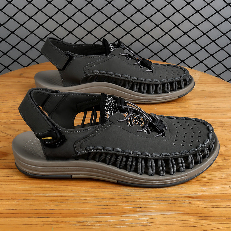 Damen Sportsandalen Elastisch Schnellschnürsystem Bequem