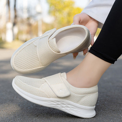 Damen Komfortschuhe Mit Klettverschluss Bequem - Norvielle