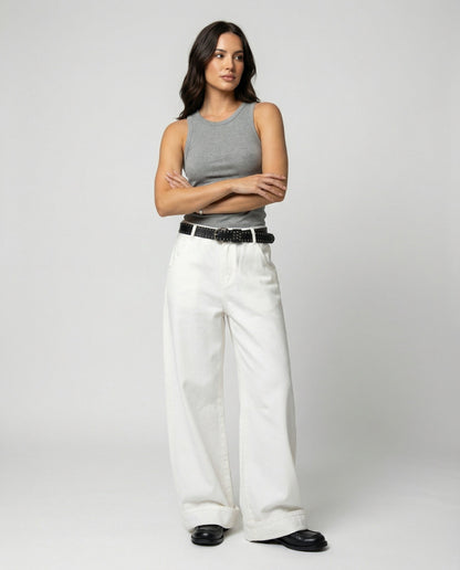 e Unisex Jeans Lockerer Schnitt Bequem