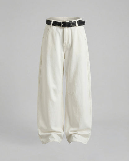 e Unisex Jeans Lockerer Schnitt Bequem