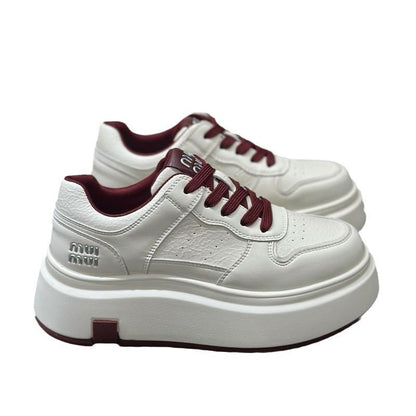Damen Plateau Sneaker Hoch Modisch
